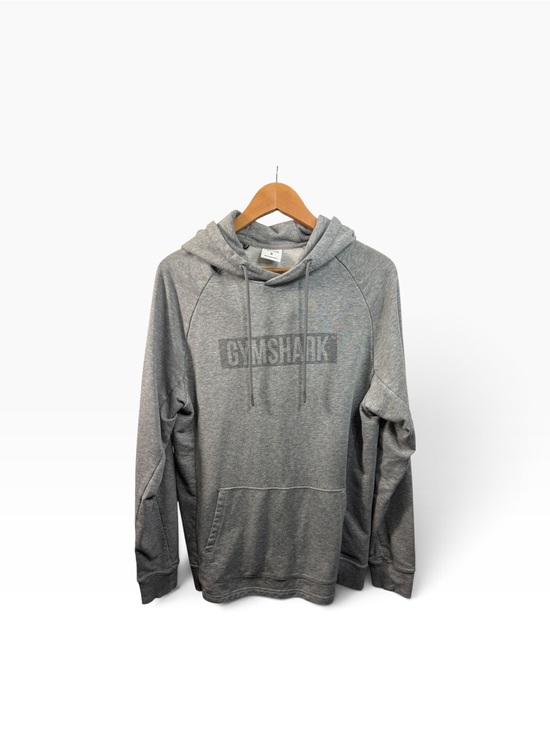 Gymshark Other - Gymshark Block Hoodie logo Grey Mens Size Medium Activewear Training Sweatshirt
